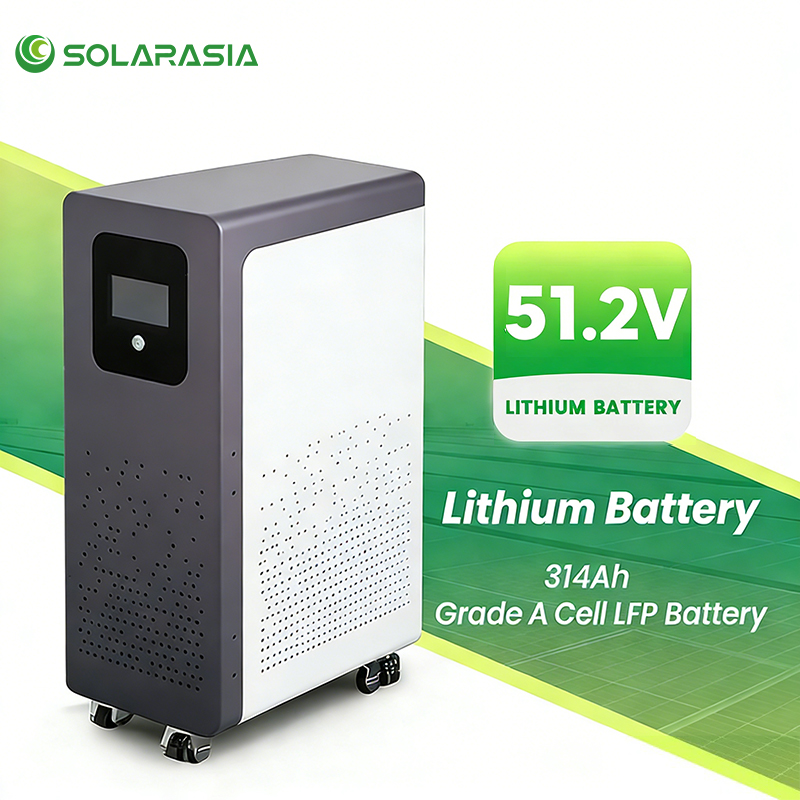Supports Parallel Floor Stand Lithium Battery 51.2v 100ah 200ah 314ah Lifepo4 Lithium Ion Batteries Pack for Solar Panel